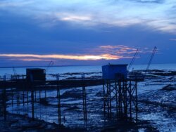 Charente-Maritime, Marsilly, carrelet