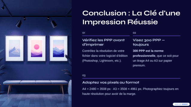 PPP et qualité d'impression