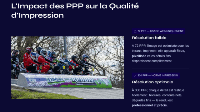 PPP et qualité d'impression